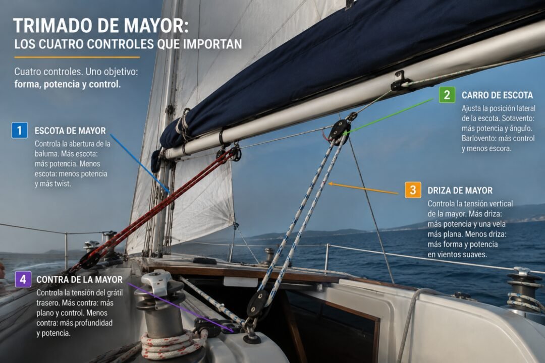 Trimado de vela Mayor